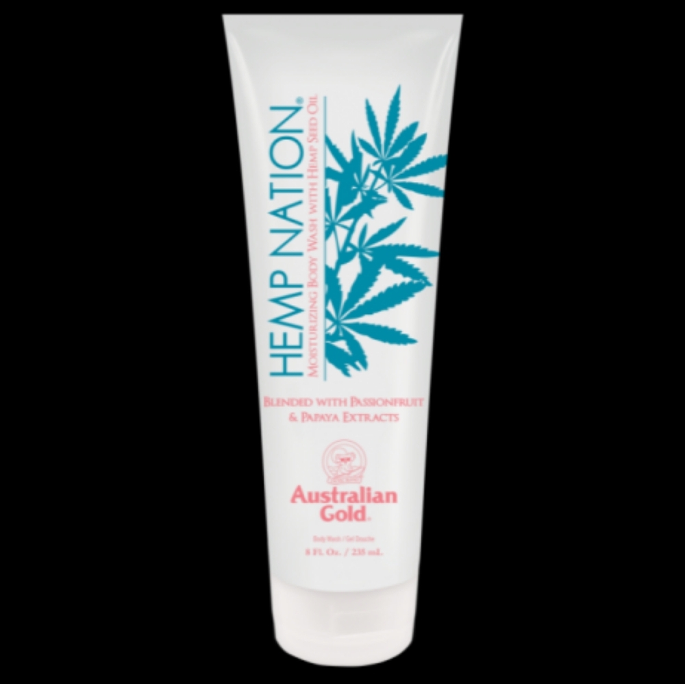 Australian Gold Hemp Nation Tropical Seltzer Passion Fruit Papaya Body Wash 8oz